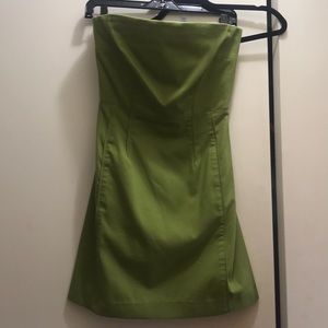 strapless Vince cotton dress